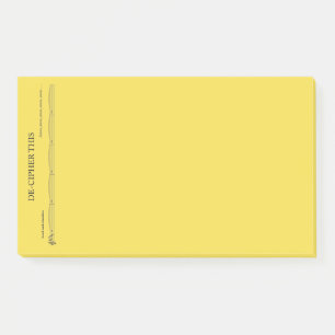 Notes de Jumbo post-it pour les organisateurs