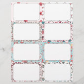 Notes de la boîte à lunch pour enfants : Cartes de (Dos)