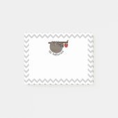 Notes de l'enseignant post-it® de Sloth Apple Tree (Devant)