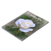 Notes de mariage Rose Blanche ou Journal Personnal (Côté gauche)