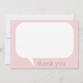 Notes de Merci de bulle d'entretien (Devant)