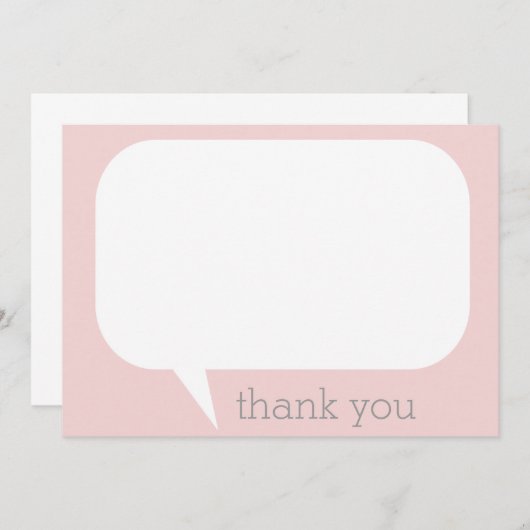 Notes de Merci de bulle d'entretien (Devant / Derrière)