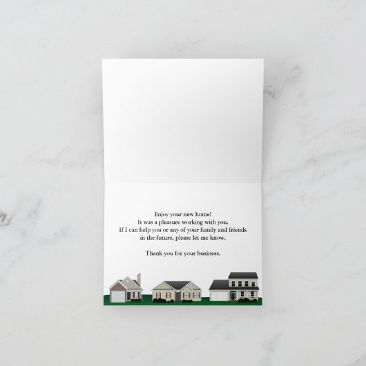 Notes de Merci d'immobiliers (Intérieur)