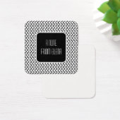 Notes de message du Motif des vagues rétro en noir (Bureau)