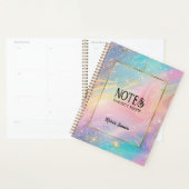 Notes de Motif Abstrait Pastel Parties scintillant (Devant avec enveloppe)