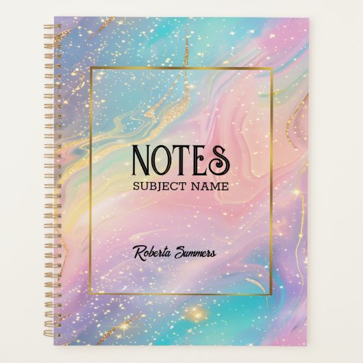Notes de Motif Abstrait Pastel Parties scintillant (Devant)