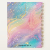 Notes de Motif Abstrait Pastel Parties scintillant (Dos)