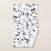 Notes de musique 3 (Serviette à main)
