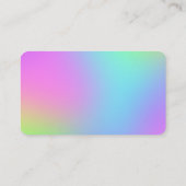 Notes de musique Carte de visite coloré (Dos)