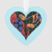 Notes de musique Coeur à motifs (dos)