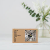 Notes de musique de piano Carte de visite (Debout devant)