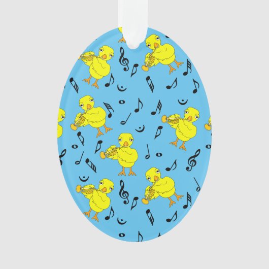 Notes de musique de trompette (devant)