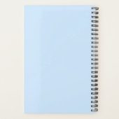 Notes de musique fantaisie Bleu (Dos)
