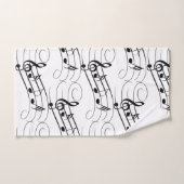 Notes de musique Flux (Serviette à main)