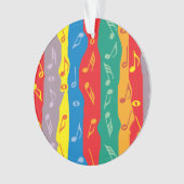 Notes de musique Grilles verticales Ornement acryl (devant)