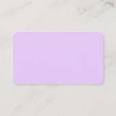 Notes de musique Lavender Cartes de visite (Dos)