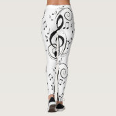 **NOTES DE MUSIQUE** LEGGINGS (Dos)