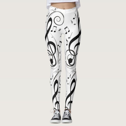**NOTES DE MUSIQUE** LEGGINGS (Devant)