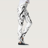 **NOTES DE MUSIQUE** LEGGINGS (Droite)