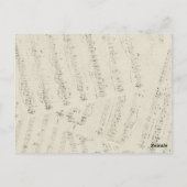 Notes de musique moderne Numéros de table du Maria (Dos)