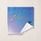 Notes de musique Moon Stars Kokopelli (Gant de toilette)