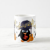 Notes de musique Penguin Gold Guitare Mug (Centre)