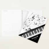 Notes de musique Piano personnalisées Nom du scrip (Devant avec enveloppe)