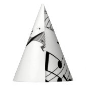 Notes de musique sur chapeau de fête (Dos)