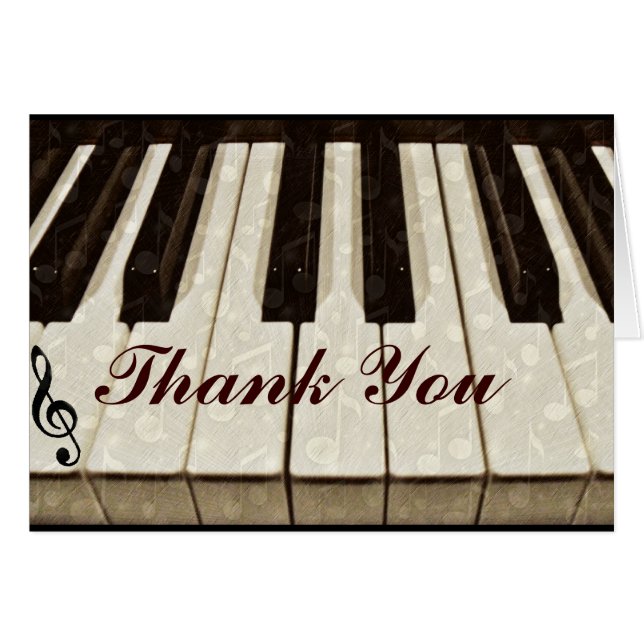 Notes de musique & Touches_ (Devant horizontal)