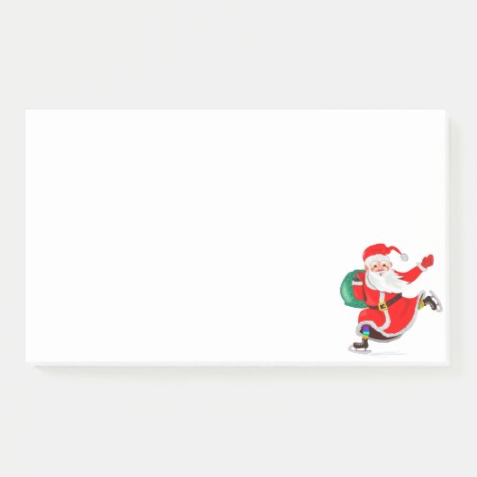 Notes de Noël du Père Noël Post-it® (Devant)
