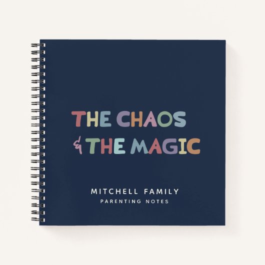 Notes de parentalité Journal personnalisé pour mam (Devant)