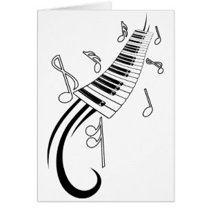 Notes de piano et de musique