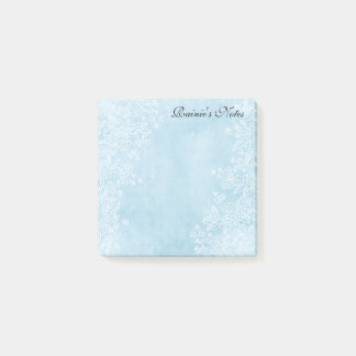 Notes de post-it 3x3 bleues