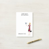 Notes de post-it 4 x 6 (Sur un bureau)