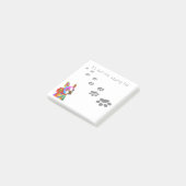 Notes de post-it Boston Terrier de Boston mignonne (Incliné)