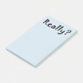 Notes de post-it collantes de bureau sarcastique (Incliné)