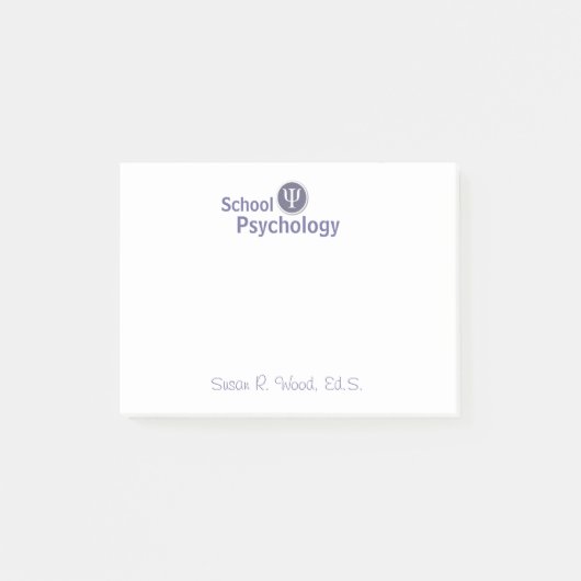 Notes de post-it customisées de psychologie (Devant)