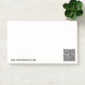 Notes de Post-it® d'affaires à code QR personnalis (Bureau)