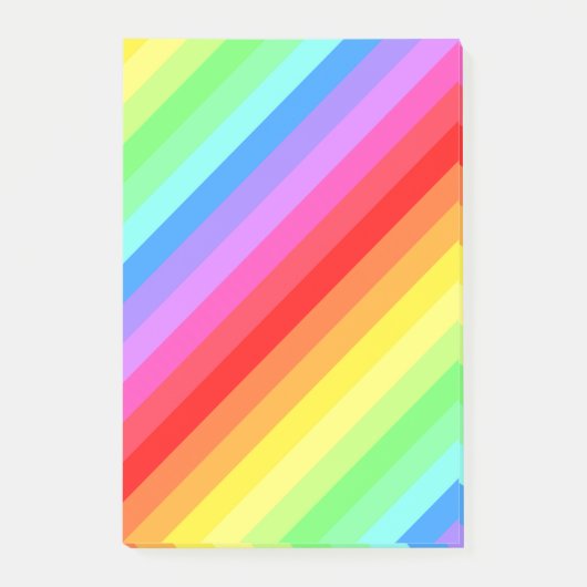 Notes de post-it d'arc-en-ciel (Devant)