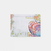 Notes de post-it d'aujourd'hui de professeur (Devant)