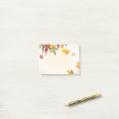Notes de post-it d'automne (Sur un bureau)