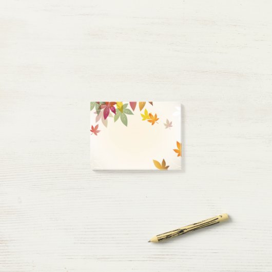 Notes de post-it d'automne (Sur un bureau)