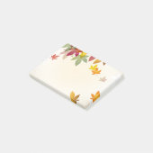 Notes de post-it d'automne (Incliné)