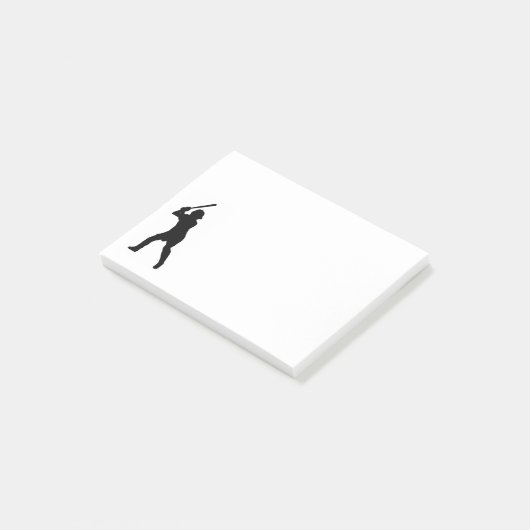 Notes de post-it de base-ball (Incliné)