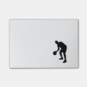 Notes de post-it de basket-ball