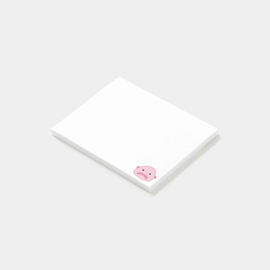 Notes de post-it de Blobfish 4 x 3 (Incliné)