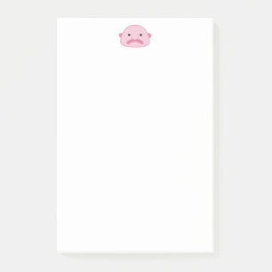 Notes de post-it de Blobfish 4 x 6