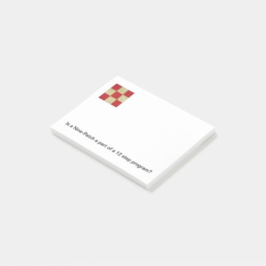 Notes de post-it de bloc d'édredon (Incliné)