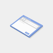 Notes de post-it de boîte de message (Incliné)