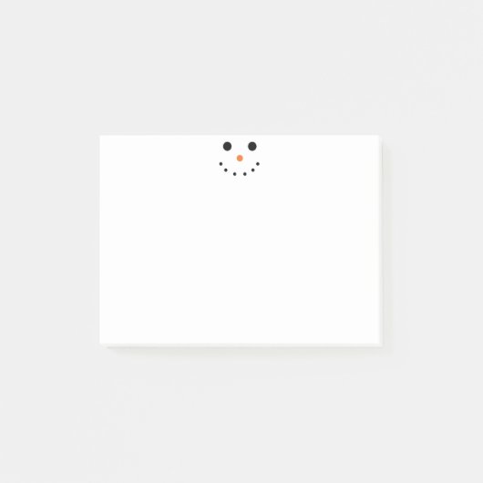 Notes de post-it de bonhomme de neige (Devant)
